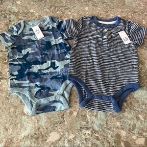 Baby GAP Blue Bodysuit Onesies NWT